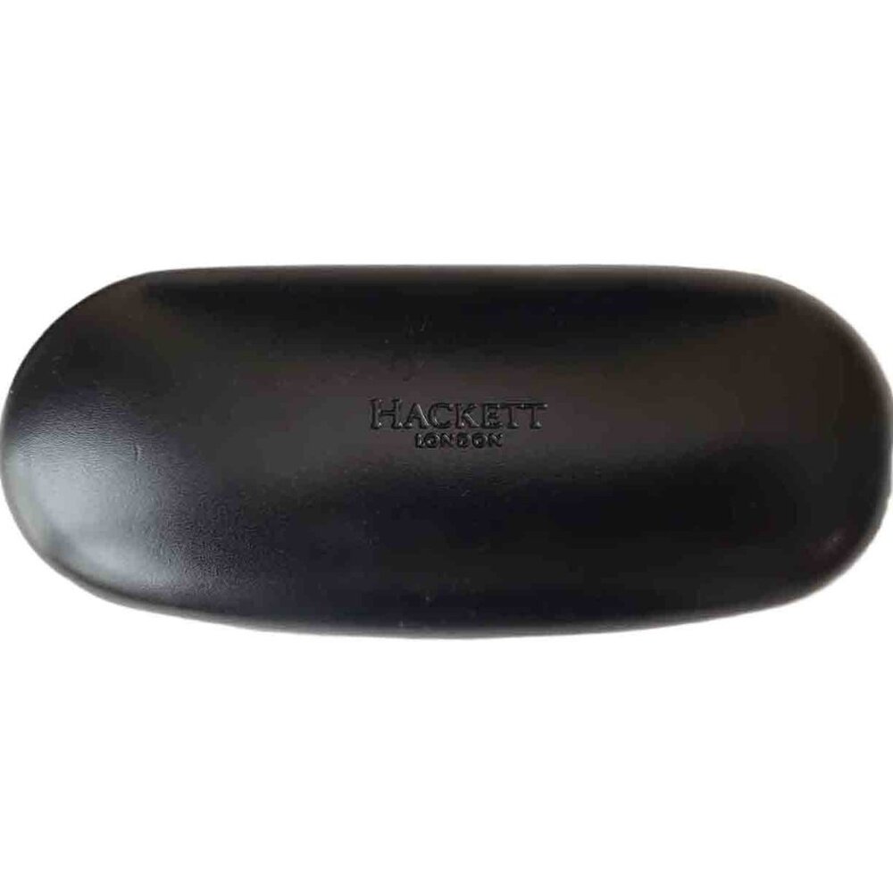 Hackett London Eyeglasses Sunglasses Case Black Clam Shell Hard Case